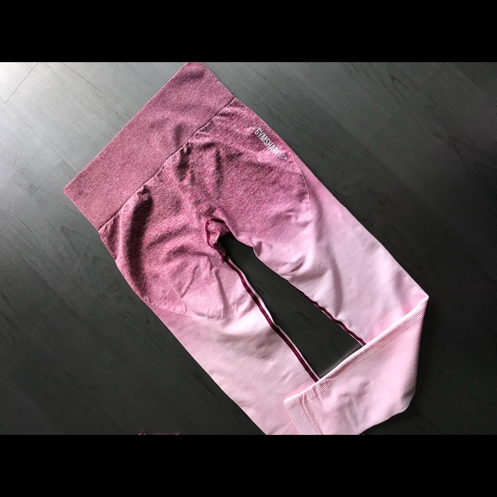 Gymshark Ombre Seamless Leggings NWT Chalk Pink